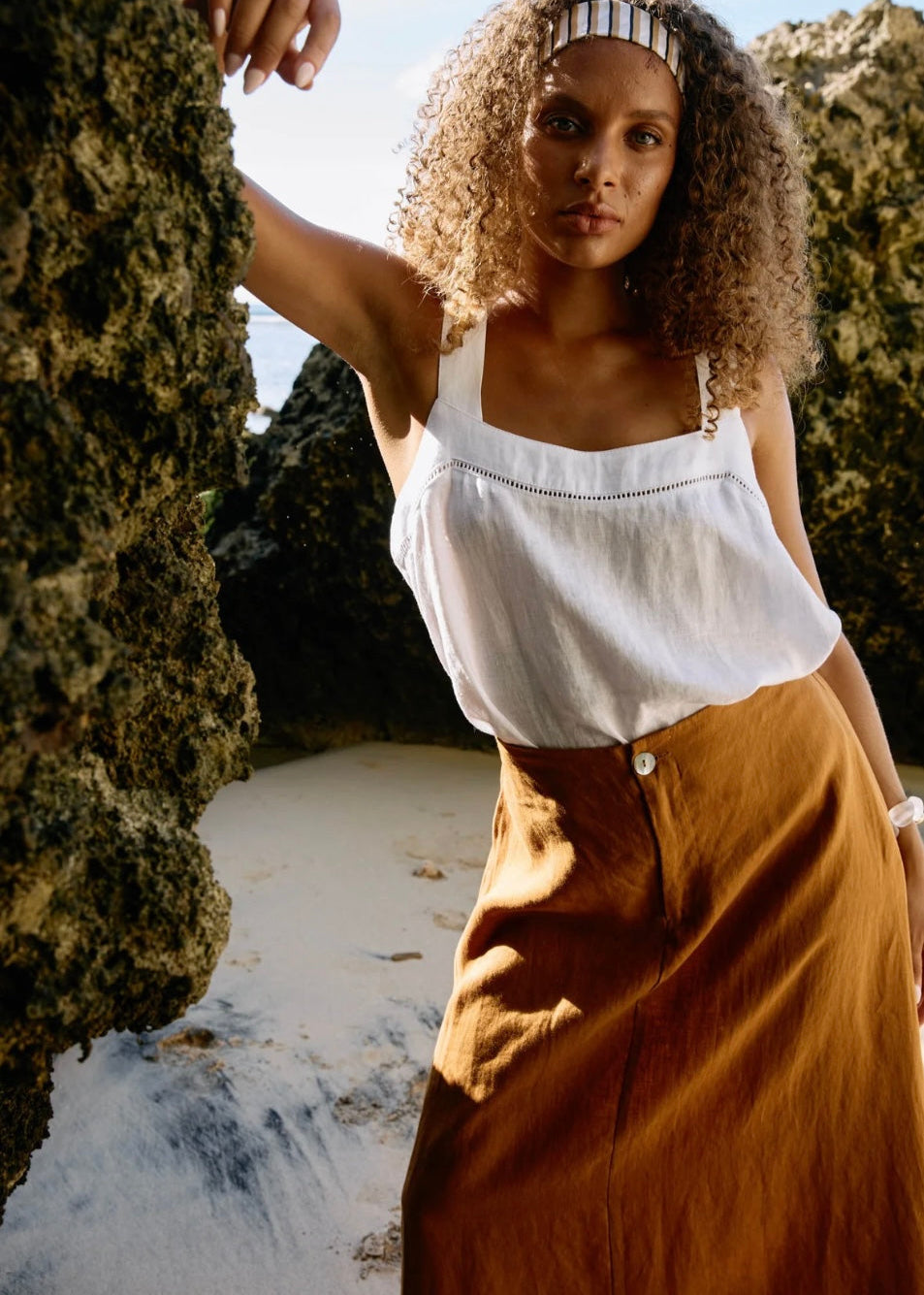 Miramar Tank ~ White