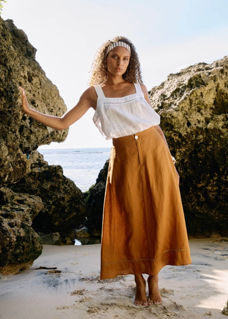 Miramar Tank ~ White