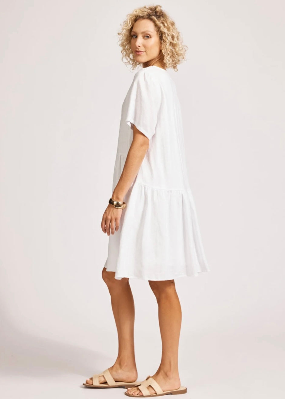 Miramar Midi Dress ~ White