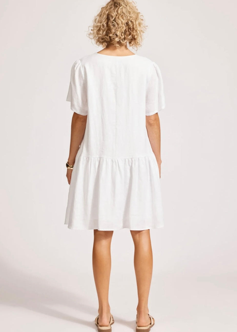 Miramar Midi Dress ~ White