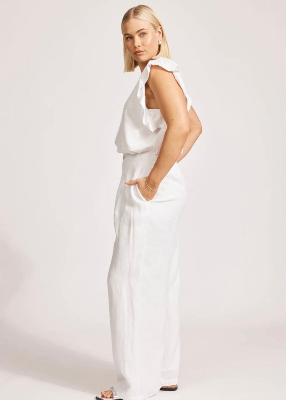 Miramar Palazzo Pant ~ White