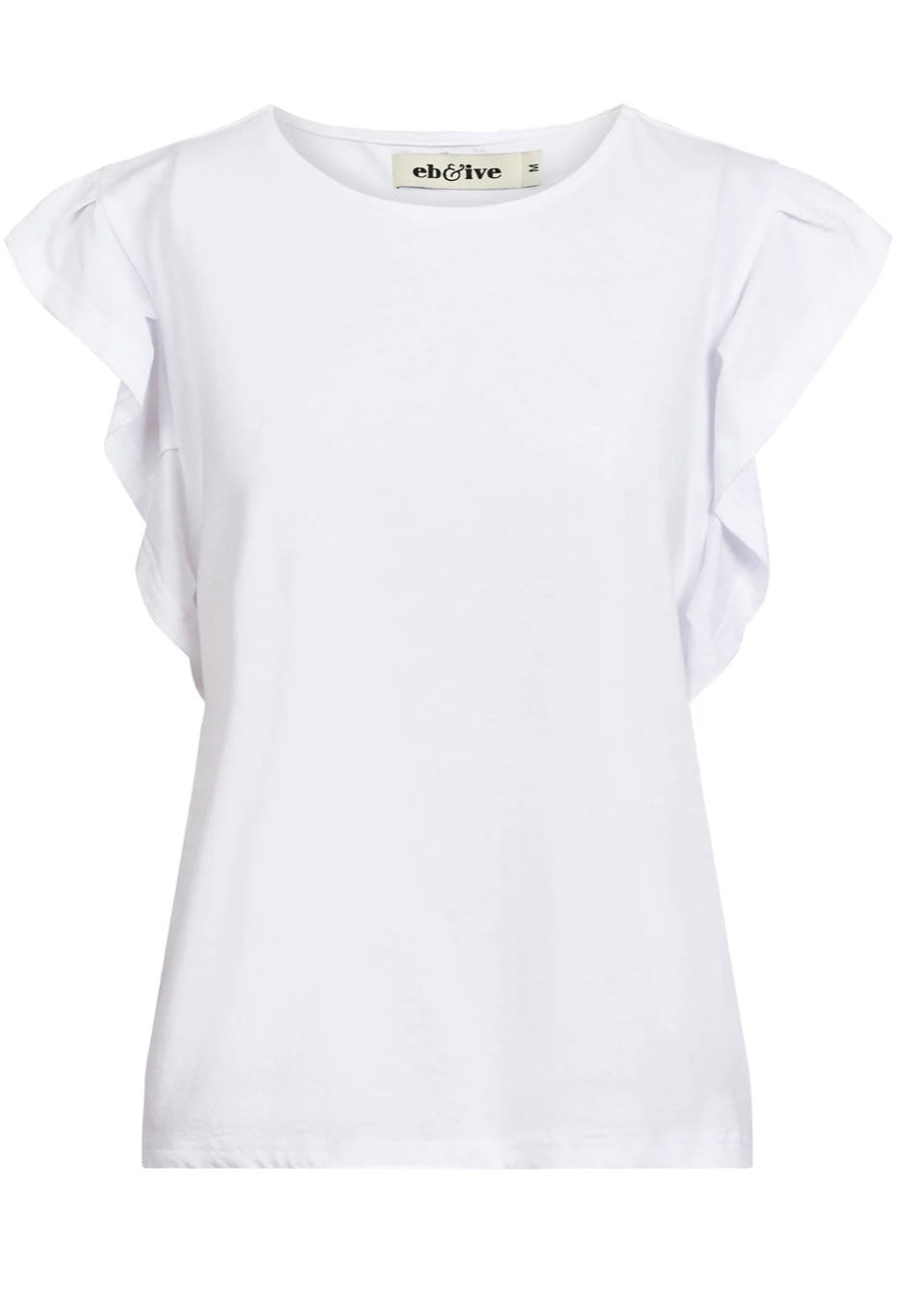 Francia Frill Tank ~ White