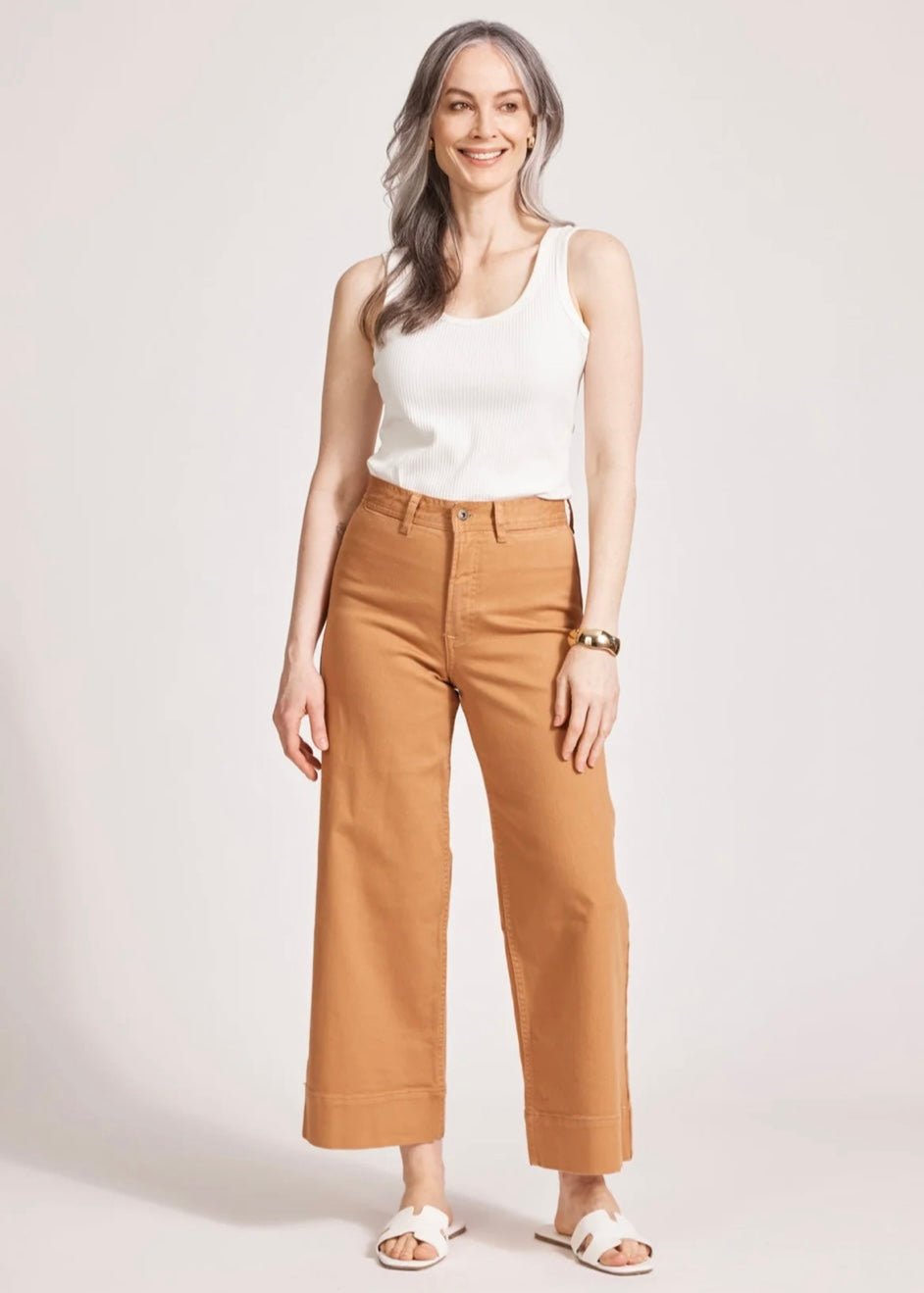 Del Re Denim Pant ~ Caramel