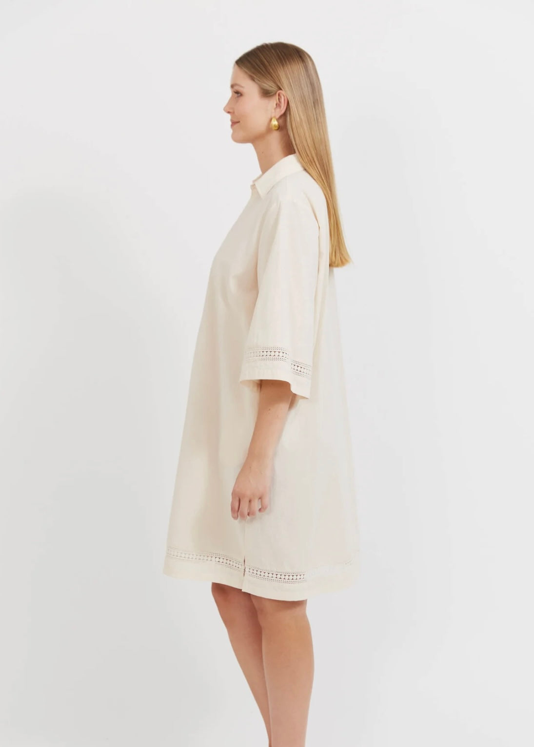 Santos Shift Dress ~ Bisque