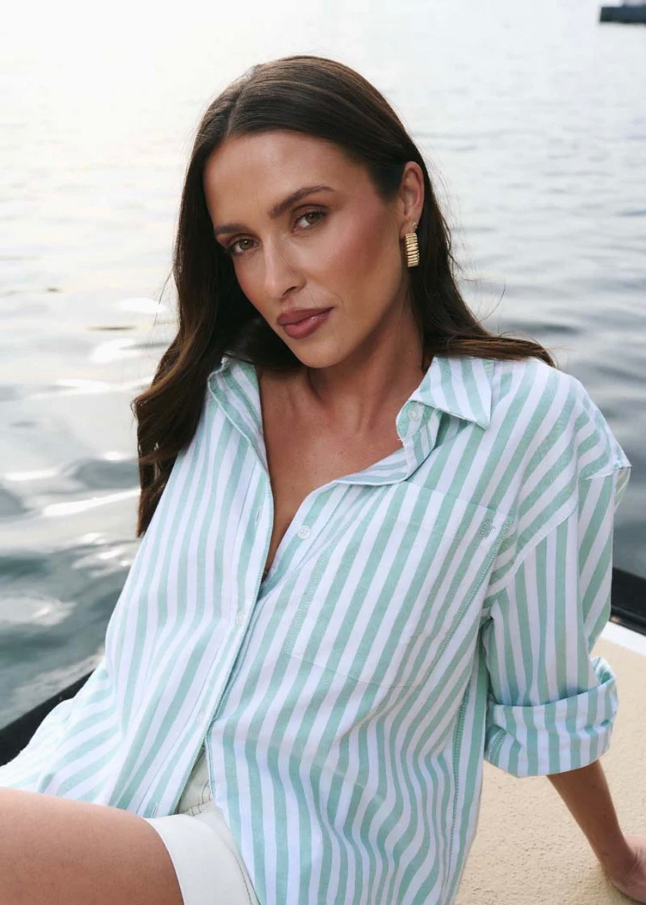 You Got This Shirt ~ Green Wide Stripe