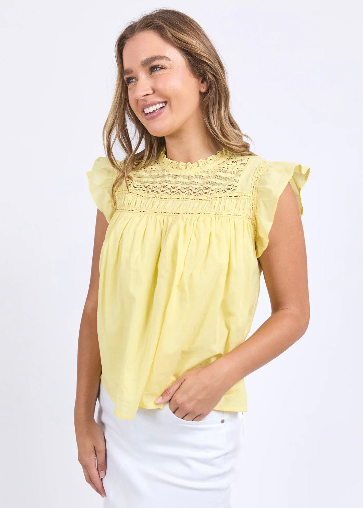 Adelyn Top ~ Lemon
