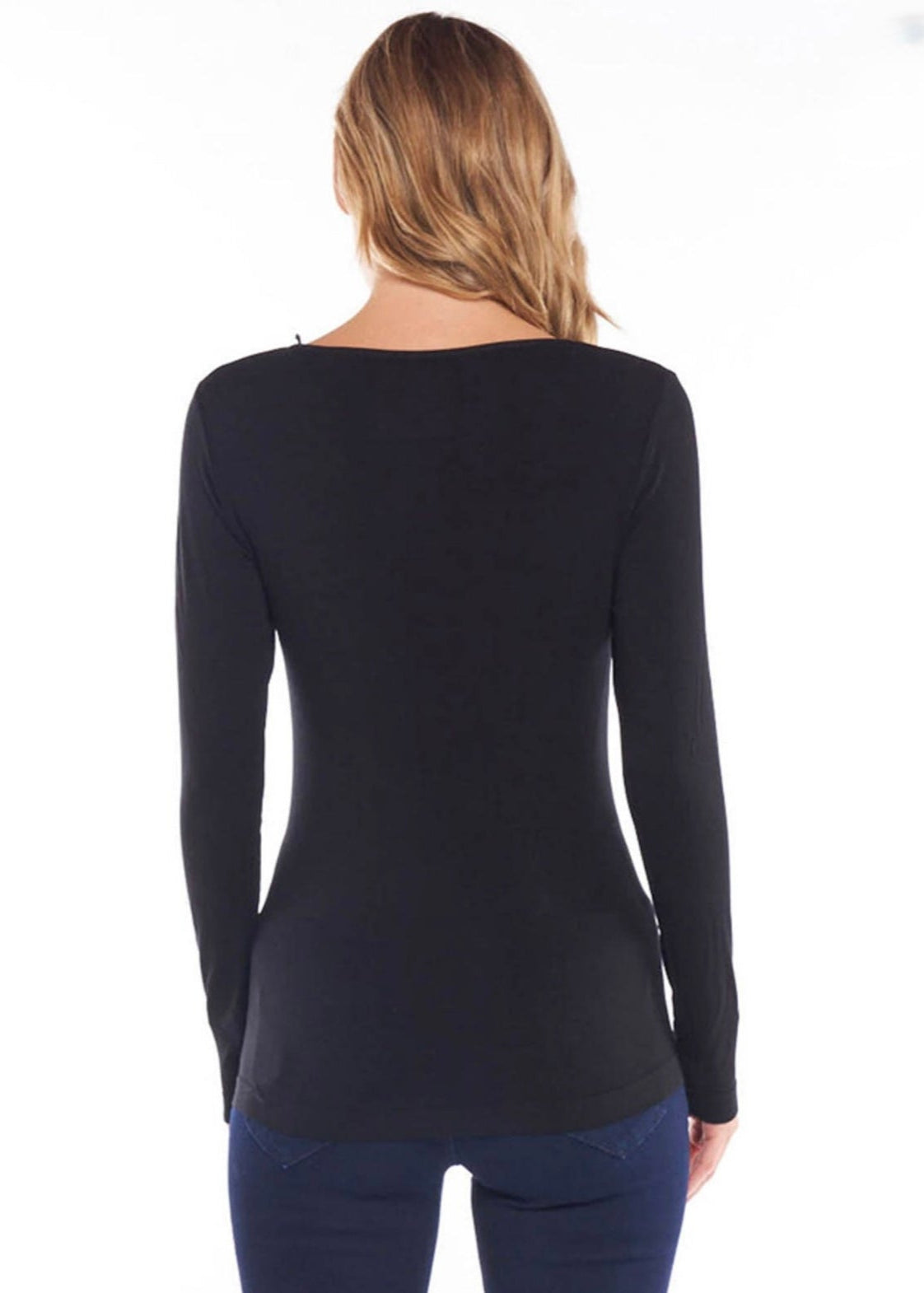 Kelli Long sleeve Top ~ Black