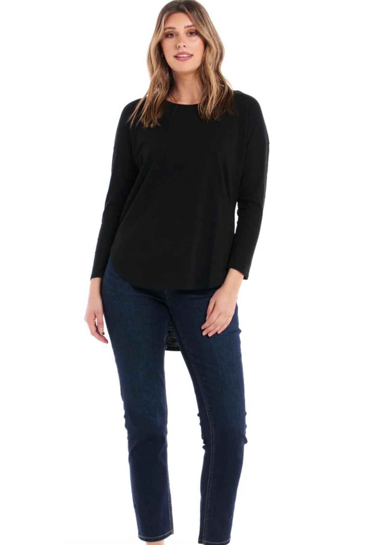 Jessie Long Sleeve Tee ~ Black