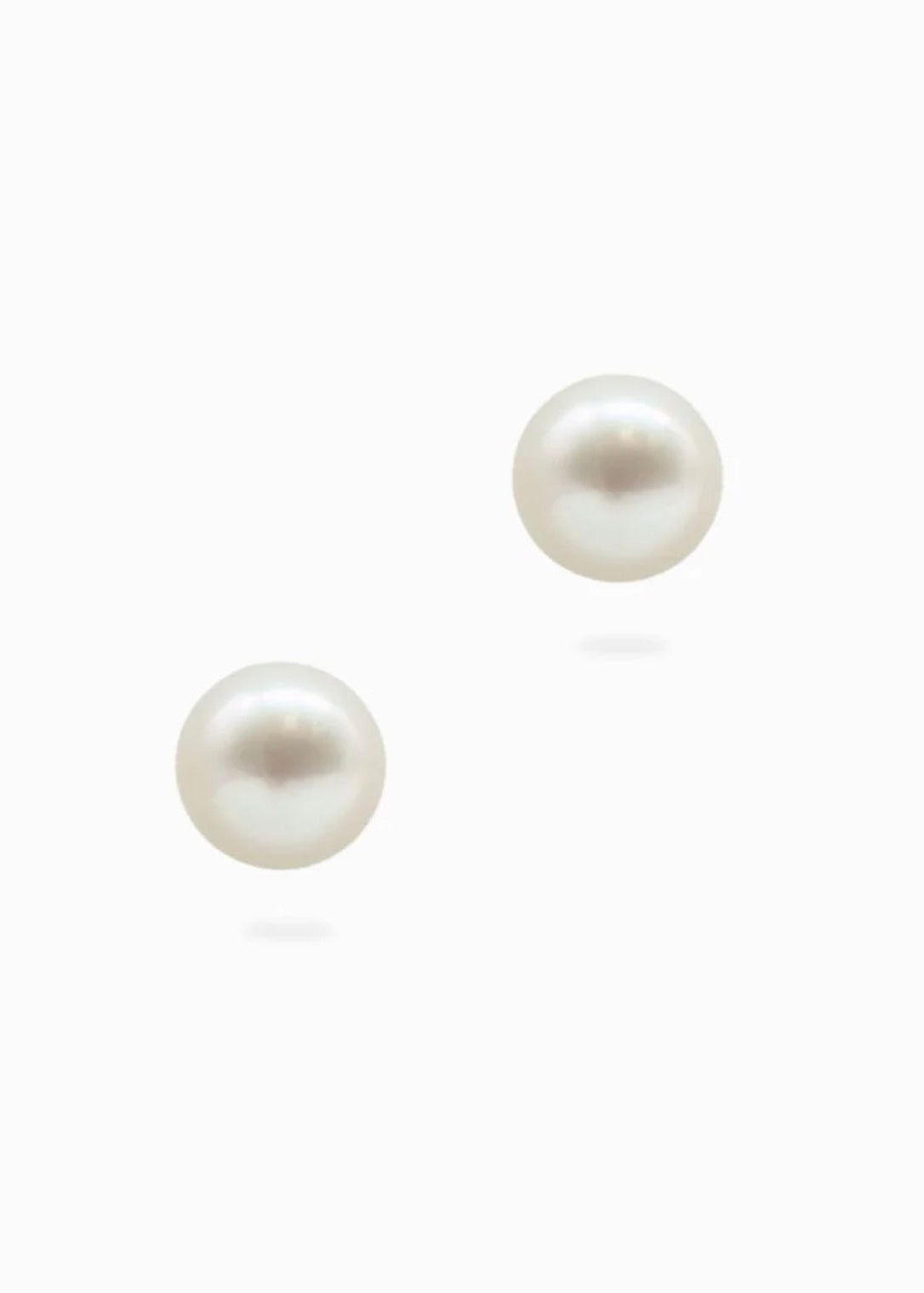 Large Pearl Stud Earrings