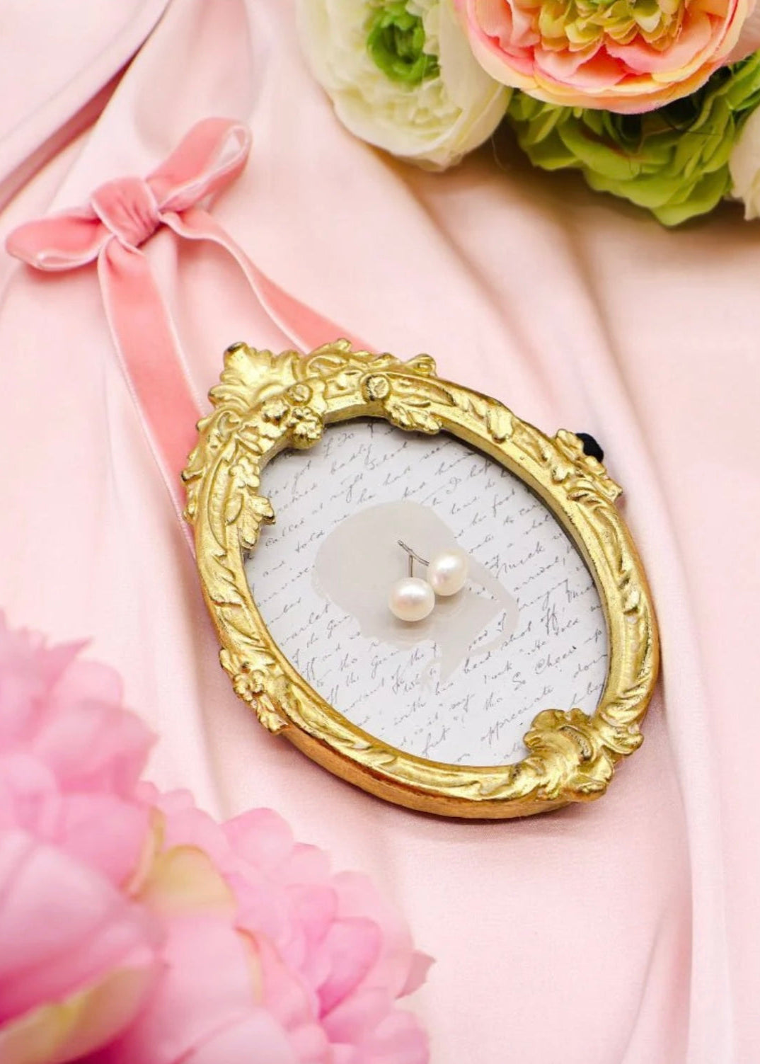 Small Pearl Stud Earrings