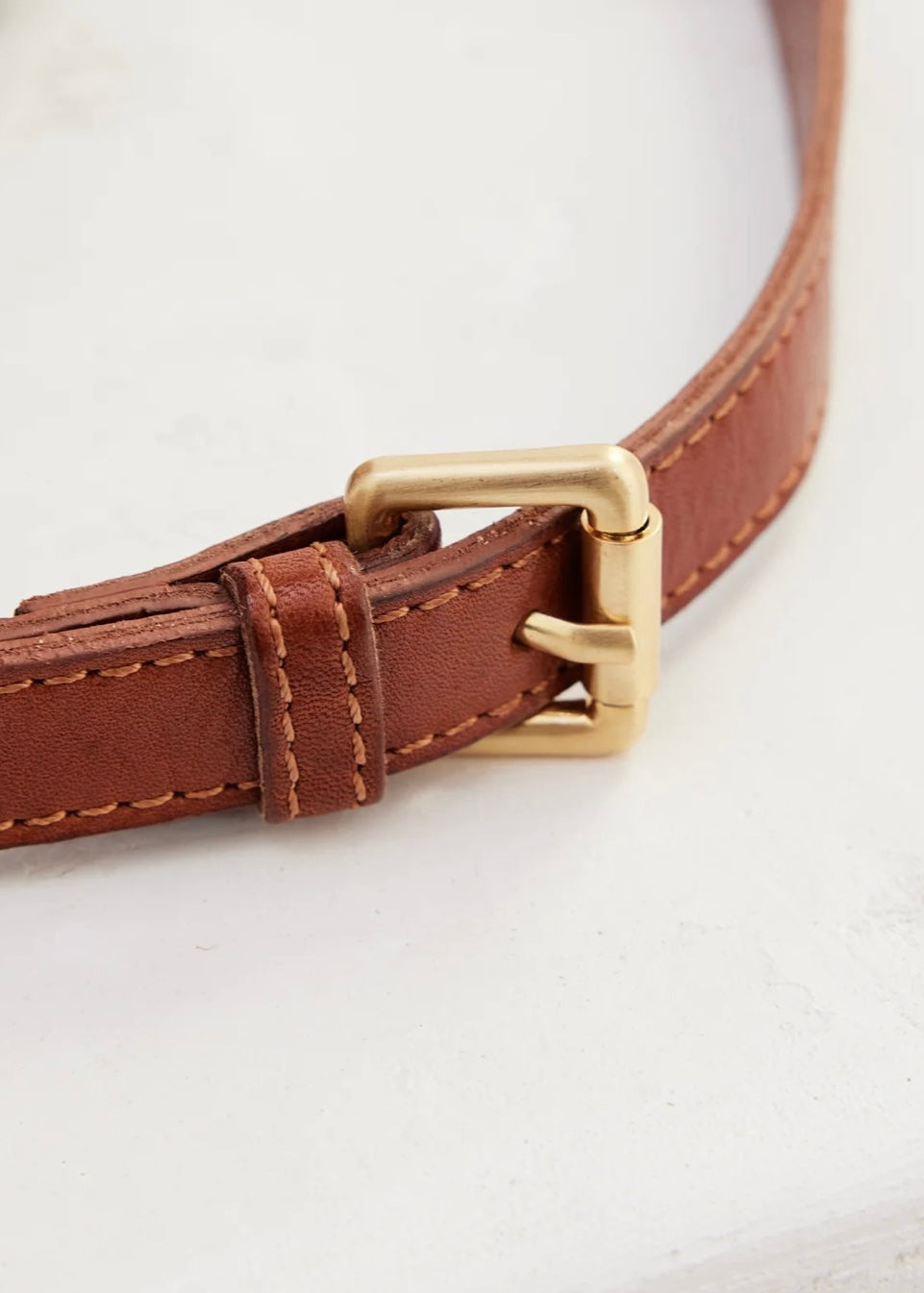 Tumbled Large Essential Pouch ~ Tan