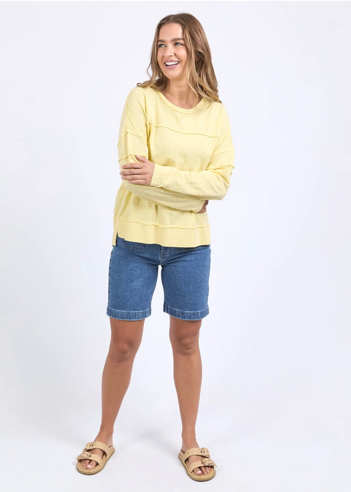 Jayne Throw on Top ~ Lemon