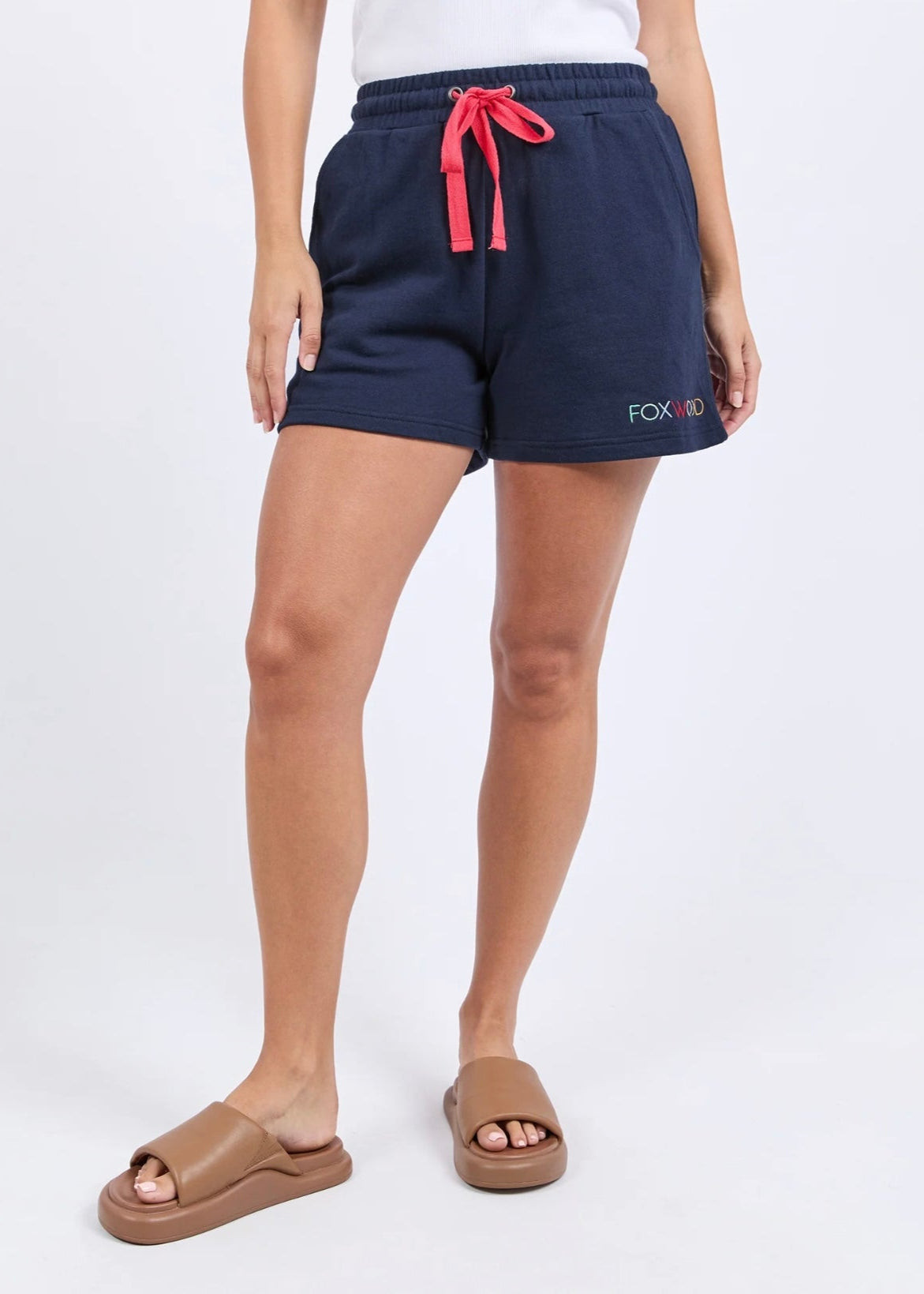 Simplified Confetti Shorts ~ Navy