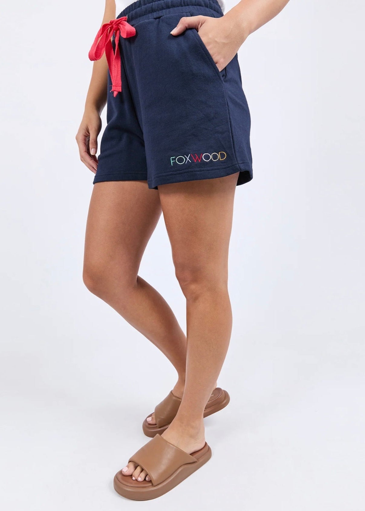 Simplified Confetti Shorts ~ Navy