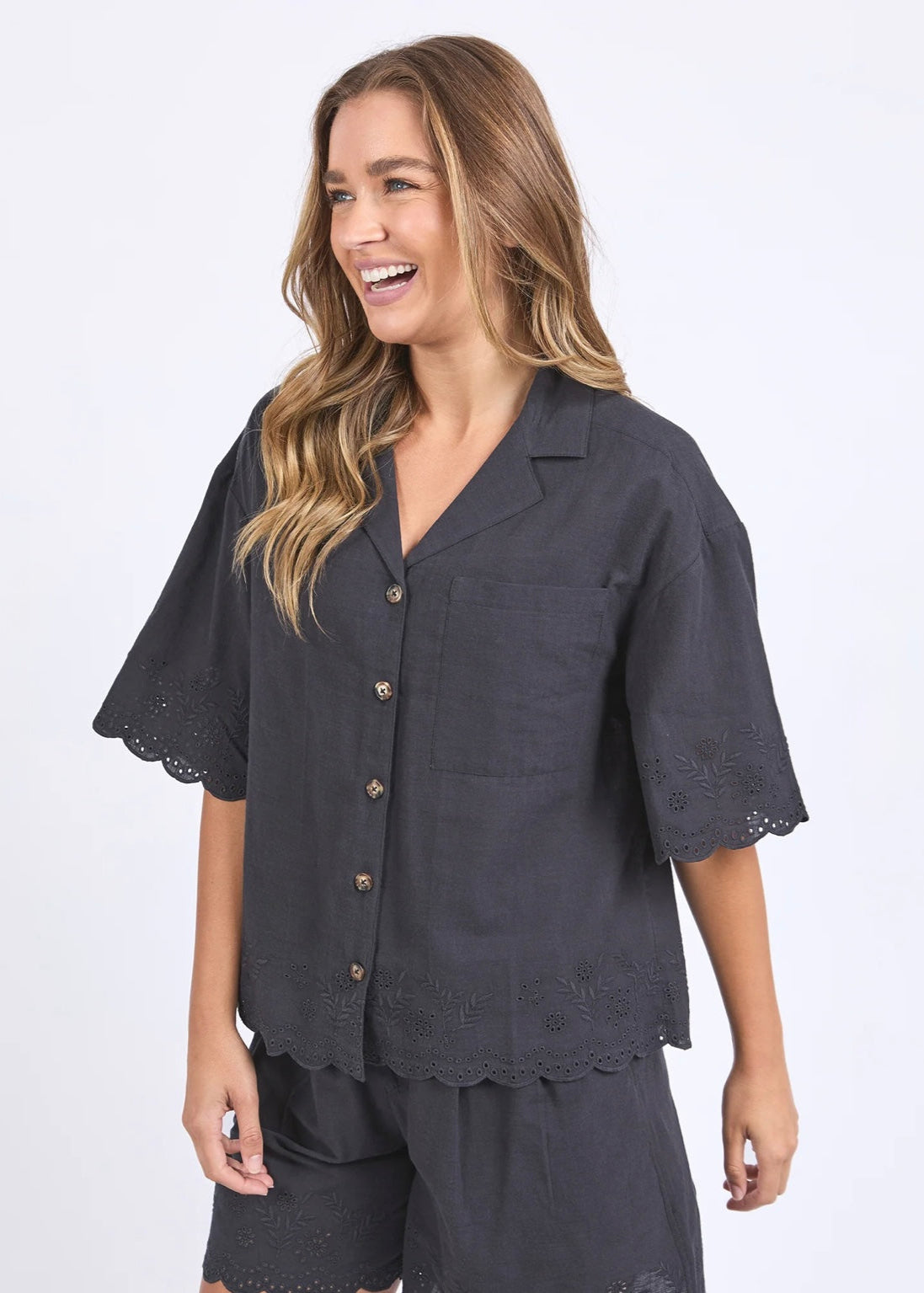 Madeline Shirt ~ Black
