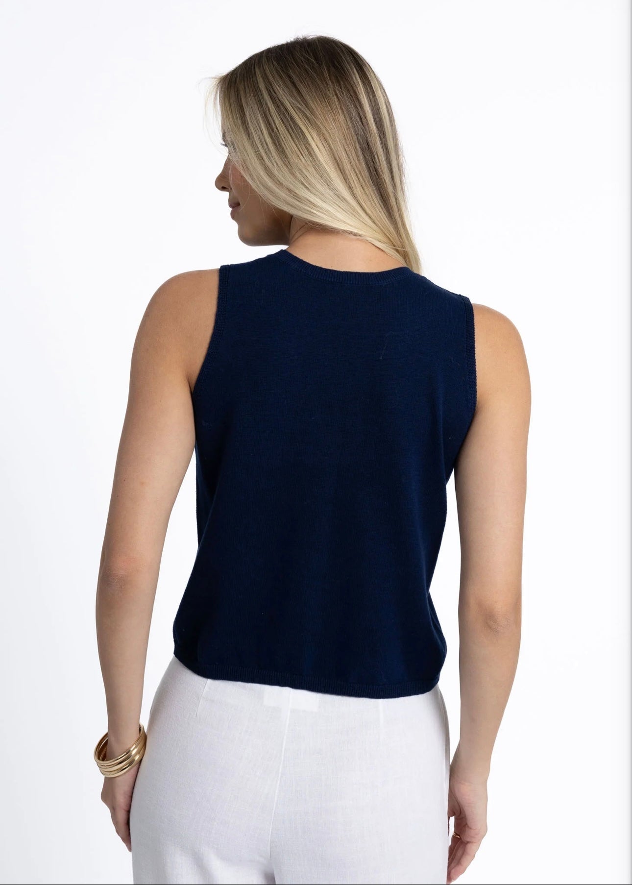 Collette Tank ~ Navy
