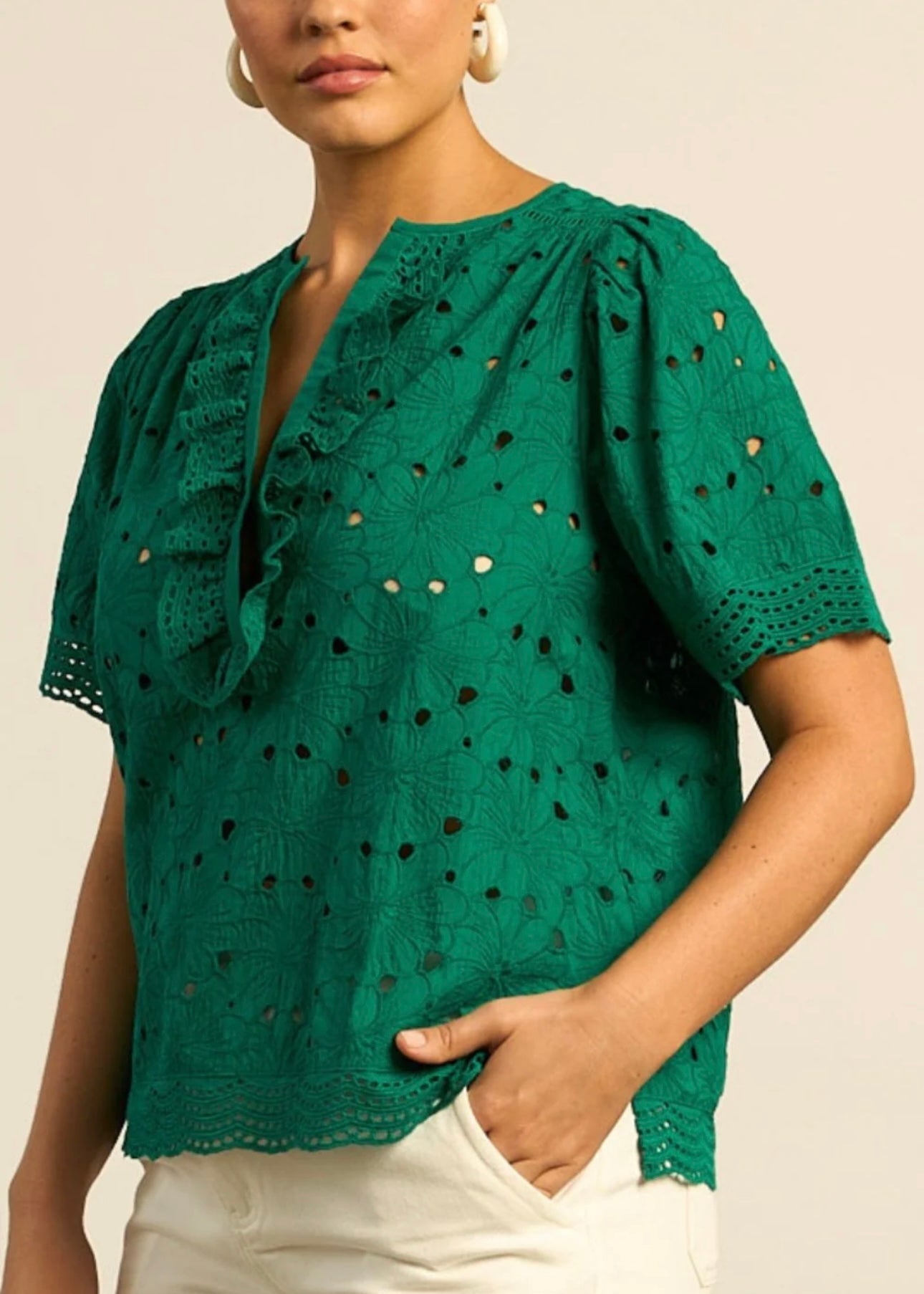 Vantage Top ~ Emerald