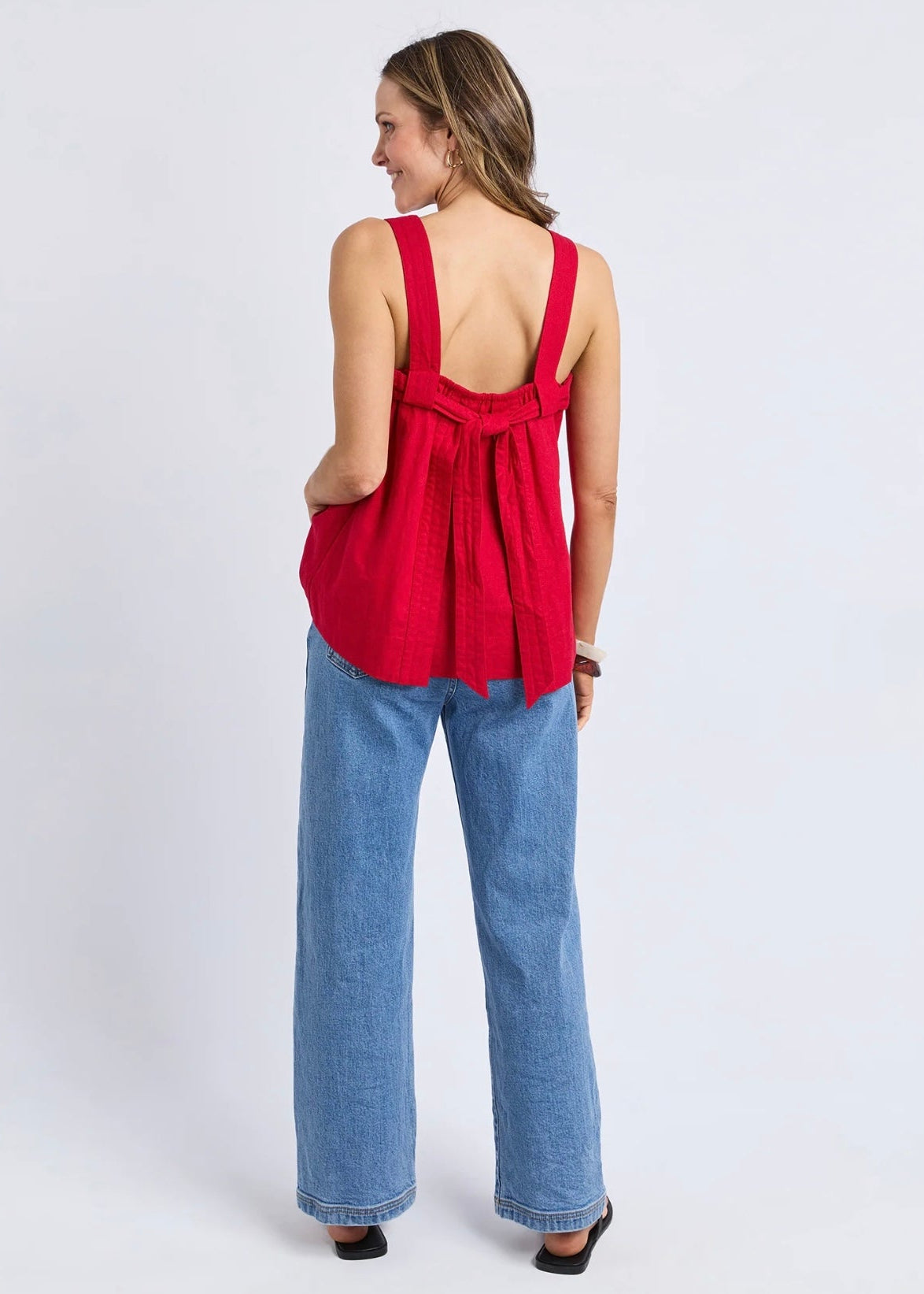 Lourdes Top ~ Crimson