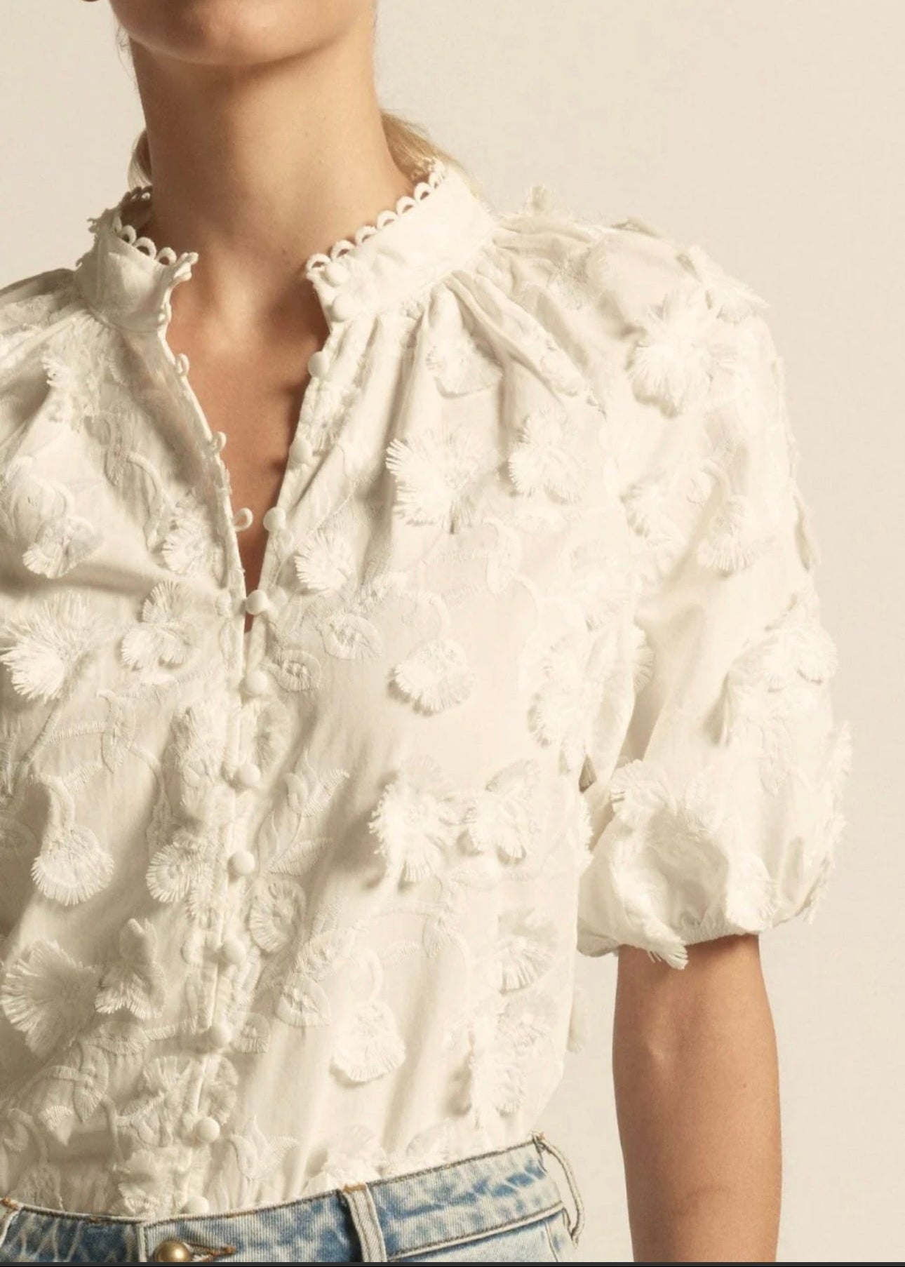 Solstice Top ~ Porcelain