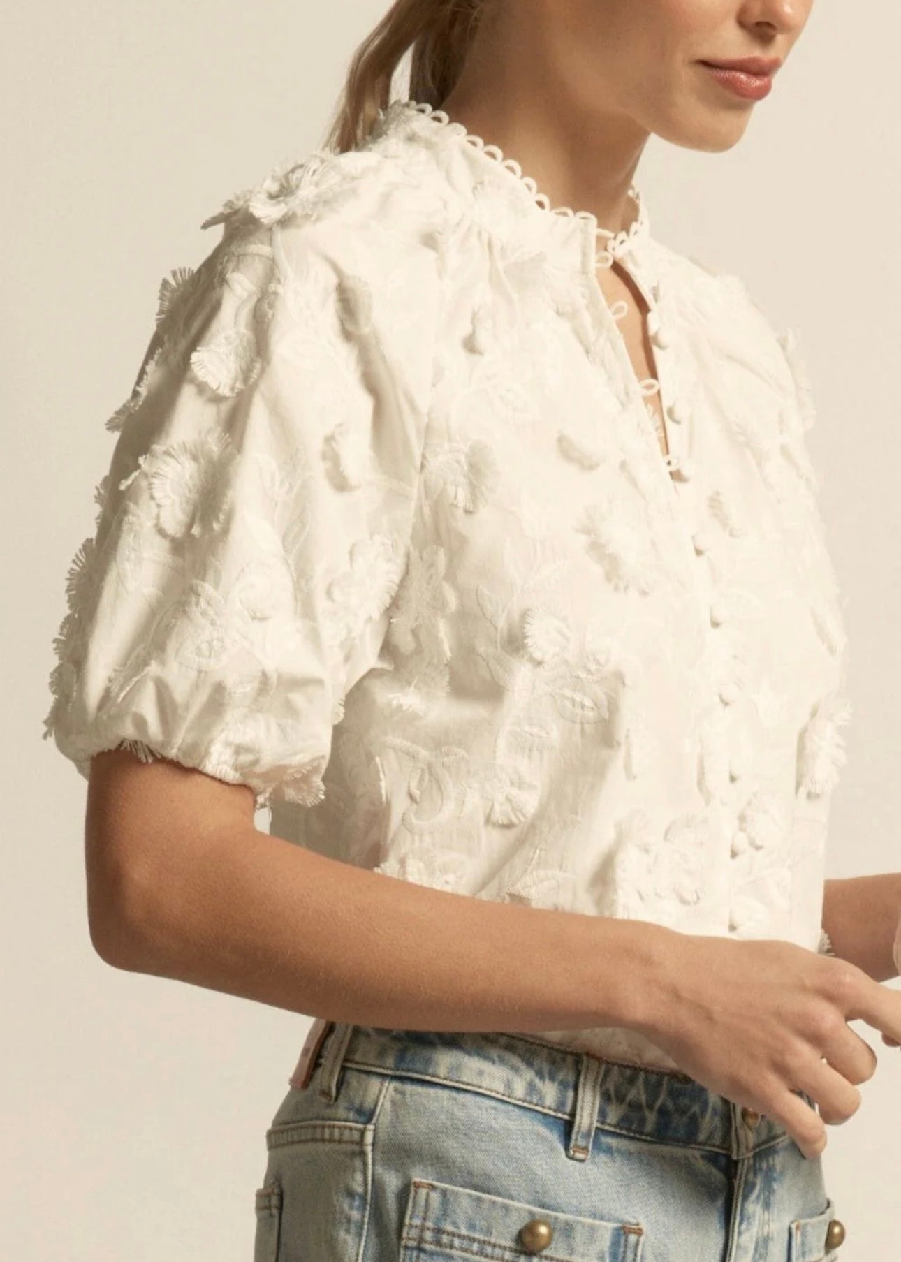 Solstice Top ~ Porcelain