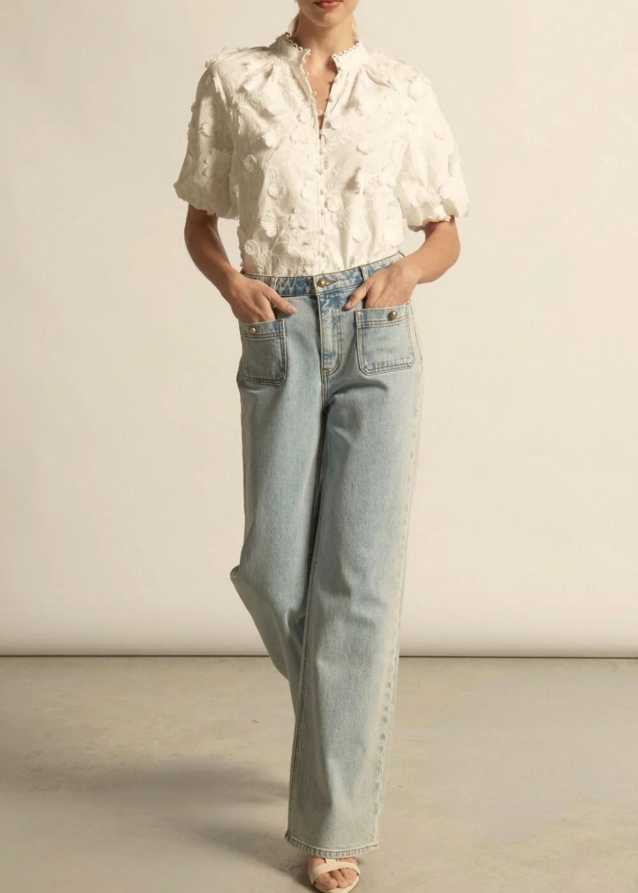 Solstice Top ~ Porcelain