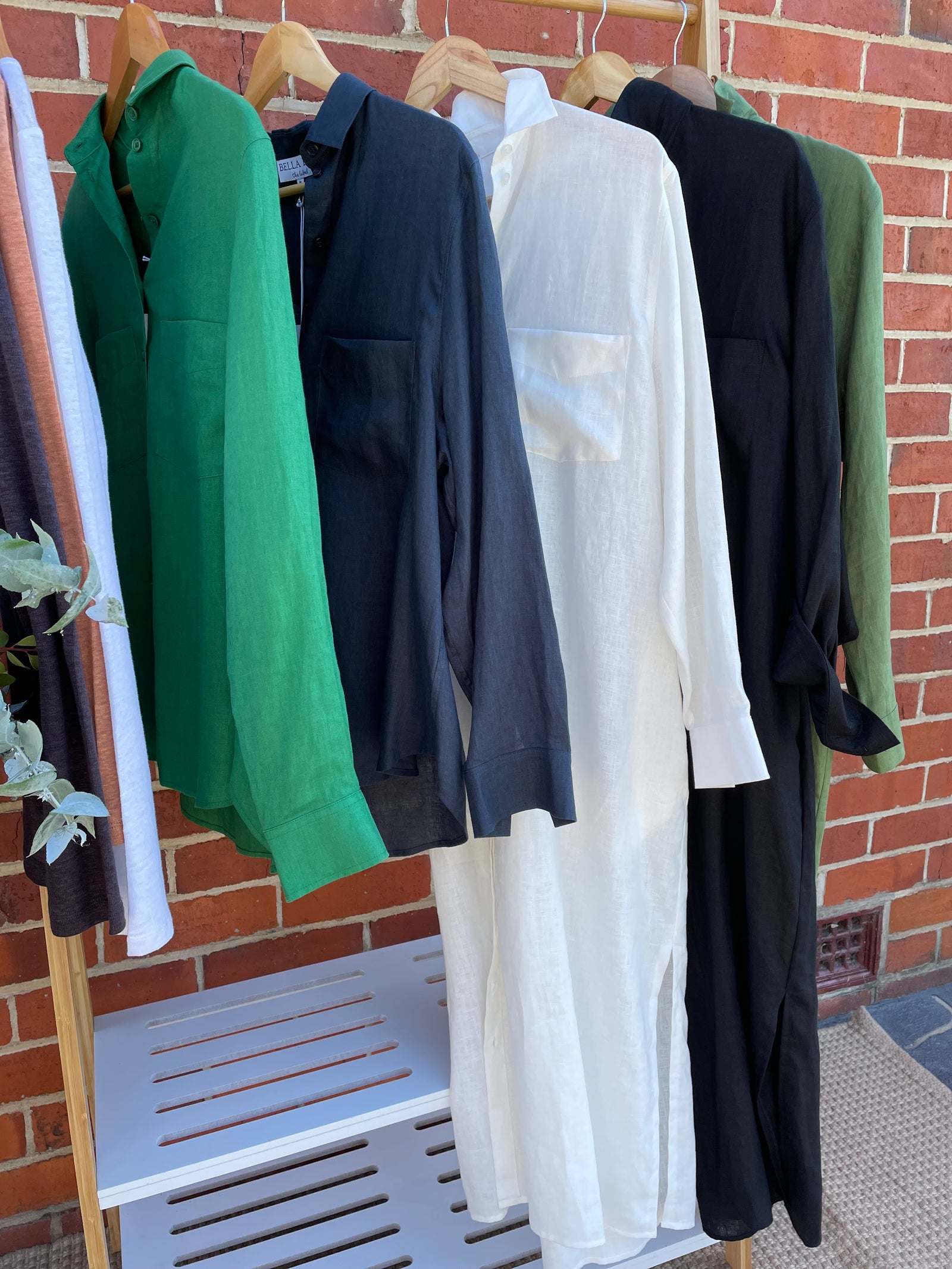 Boyfriend Linen Shirt ~ Emerald