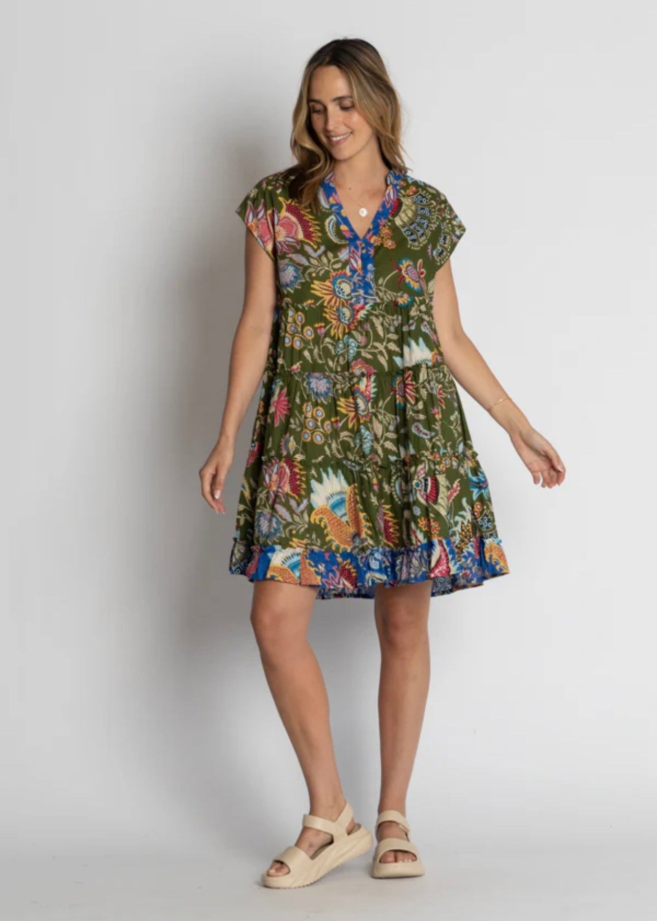 Nandita Dress ~ Olive