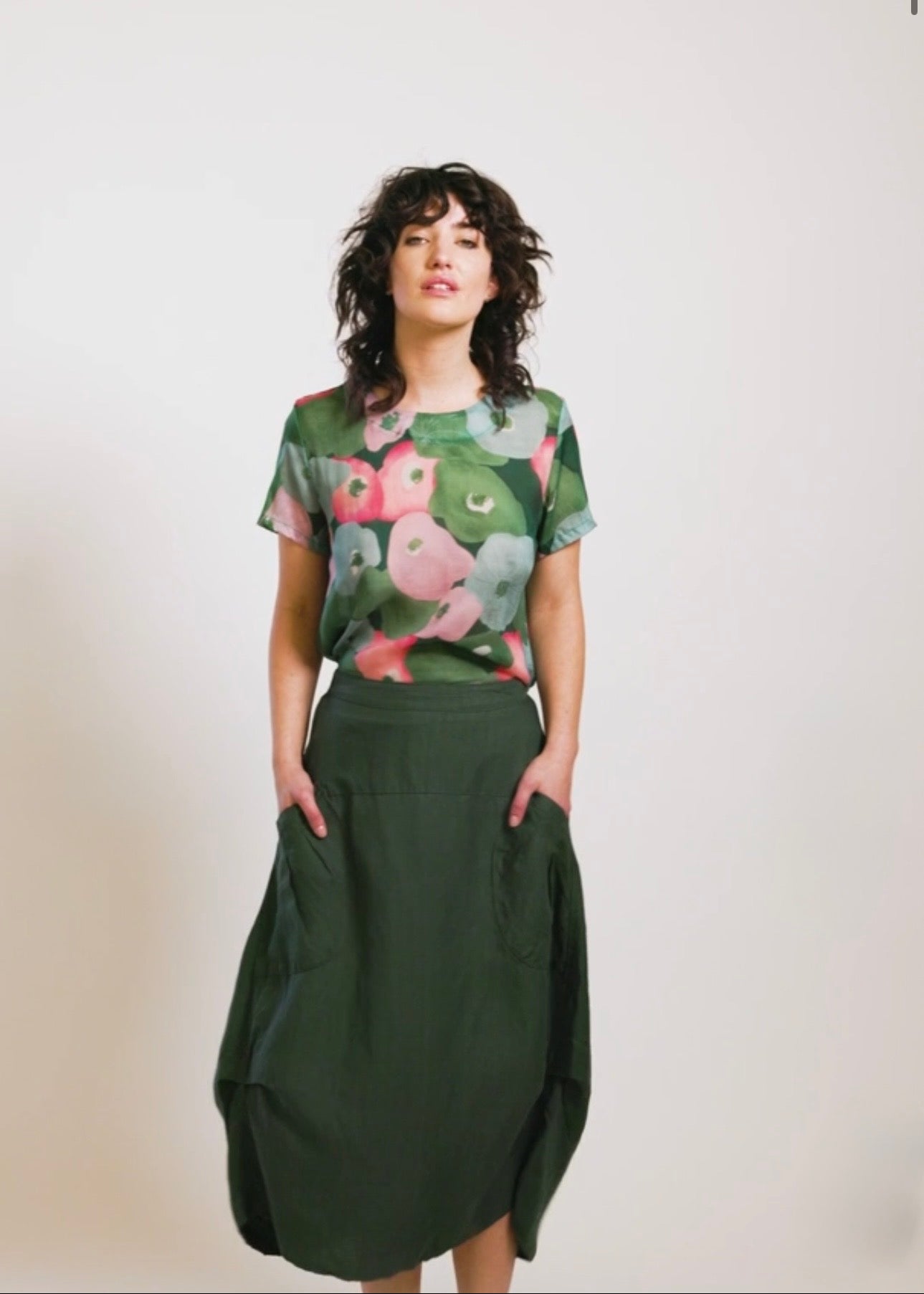 Milwaukee Solenne Skirt ~ Sage