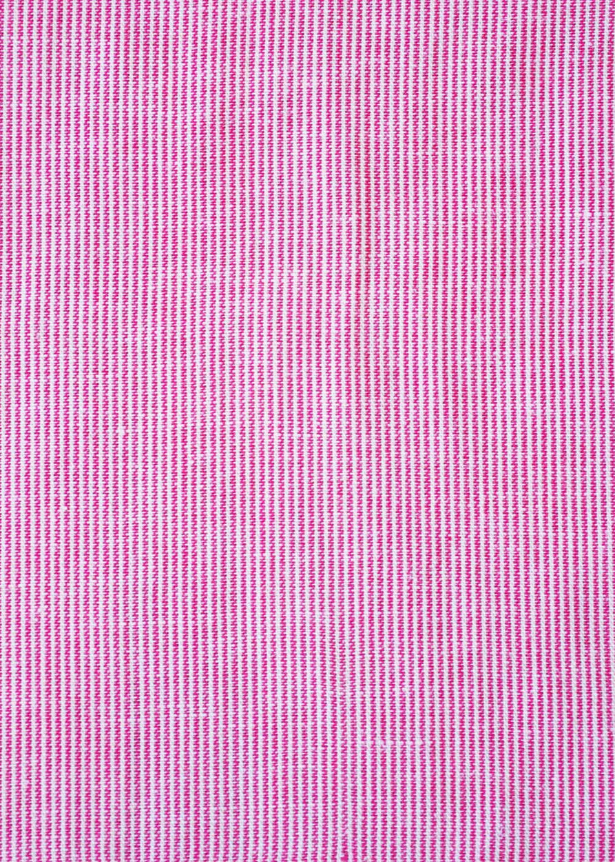 Lillie Dress ~ Fine Stripe Pink & White