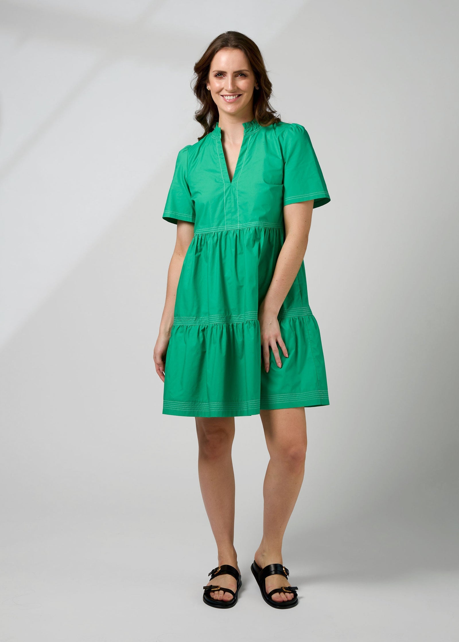Willa Dress ~ Emerald