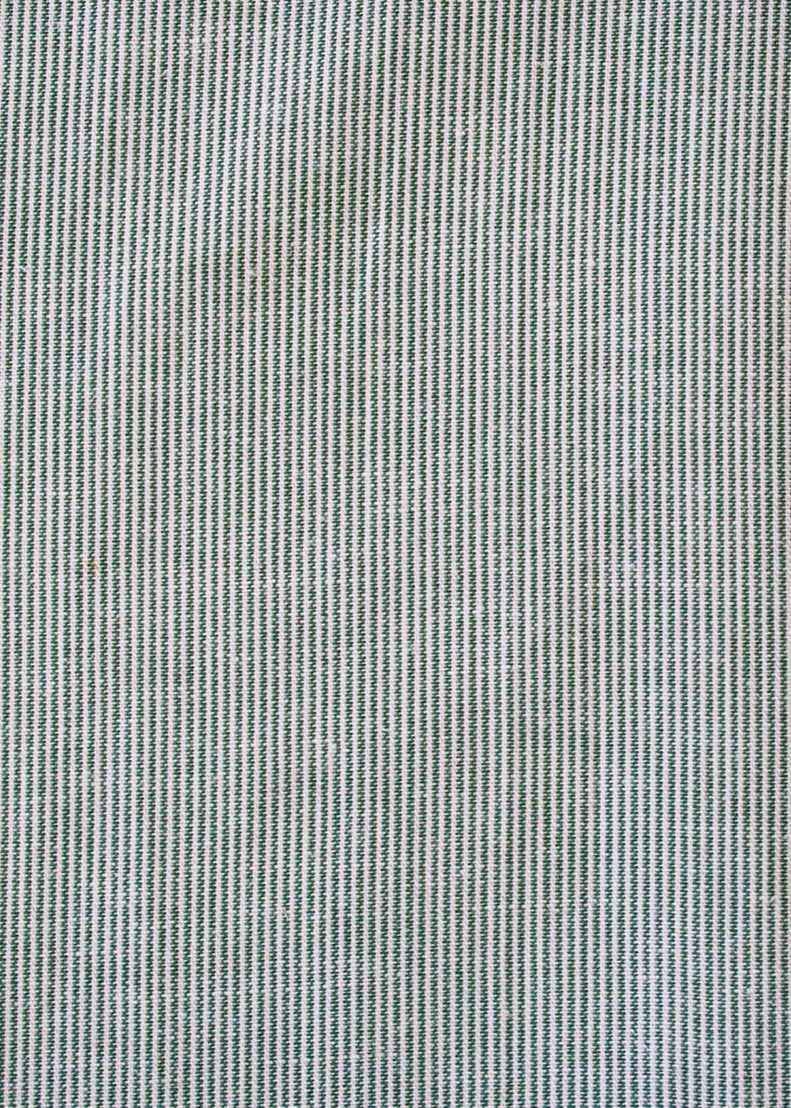 Lottie Dress ~ Fine Stripe Green & White