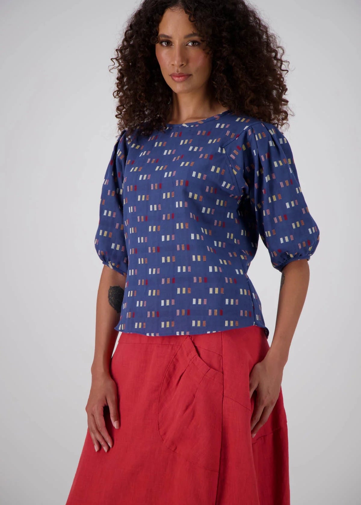 Milwaukee Fiesta Skirt ~ Burnt Orange