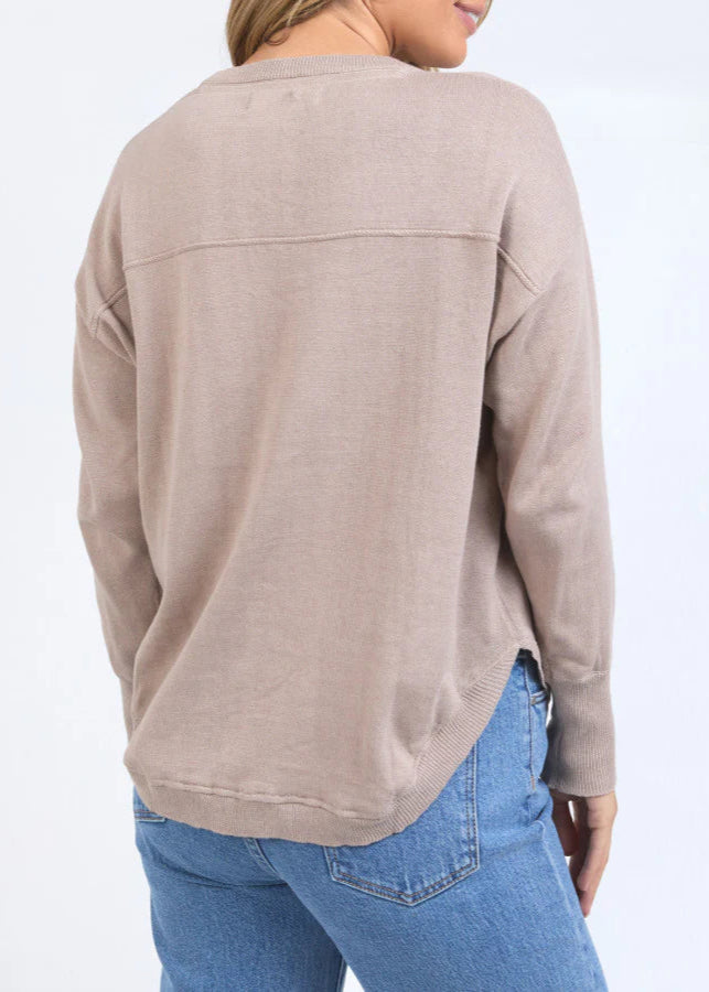 Delilah Knit ~ Mushroom