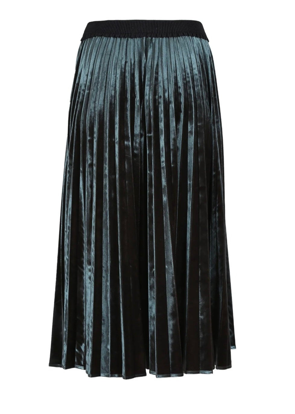 Mirage Velvet Skirt ~ Emerald Green