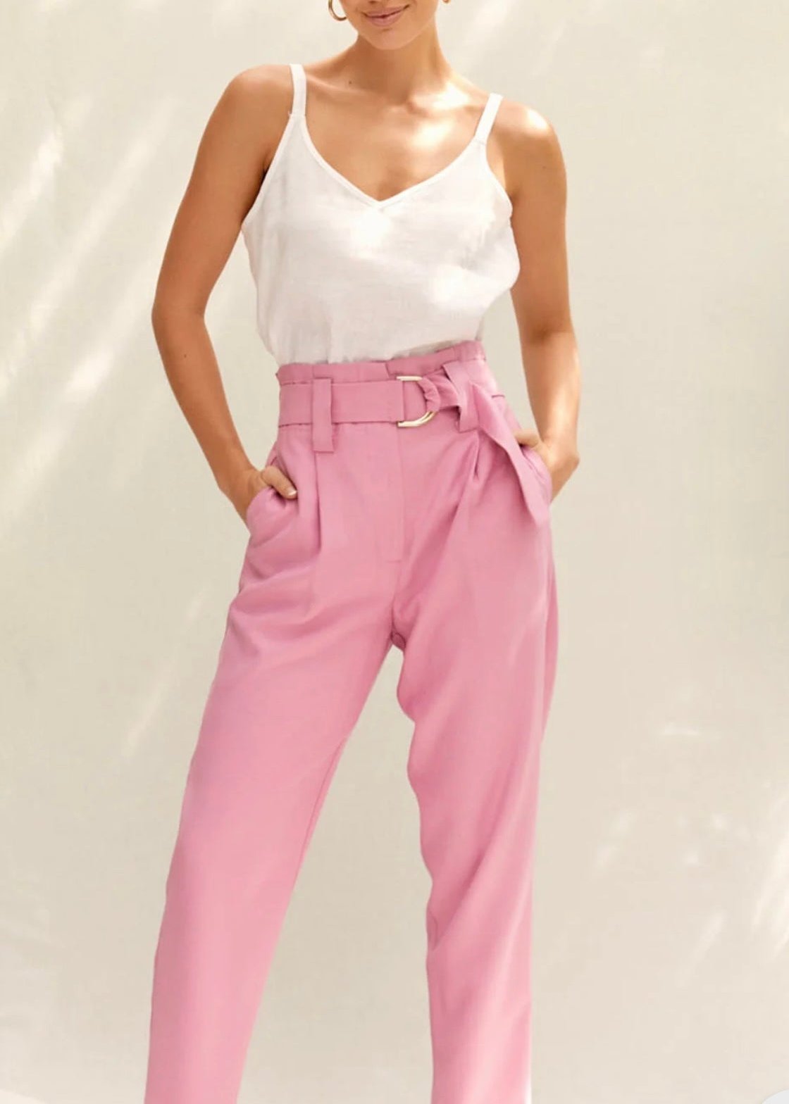 Alexis Relaxed Pant ~ Pink