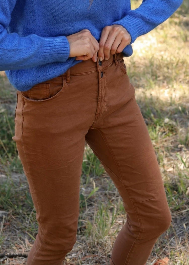 Bellagio Jean ~ Terracotta