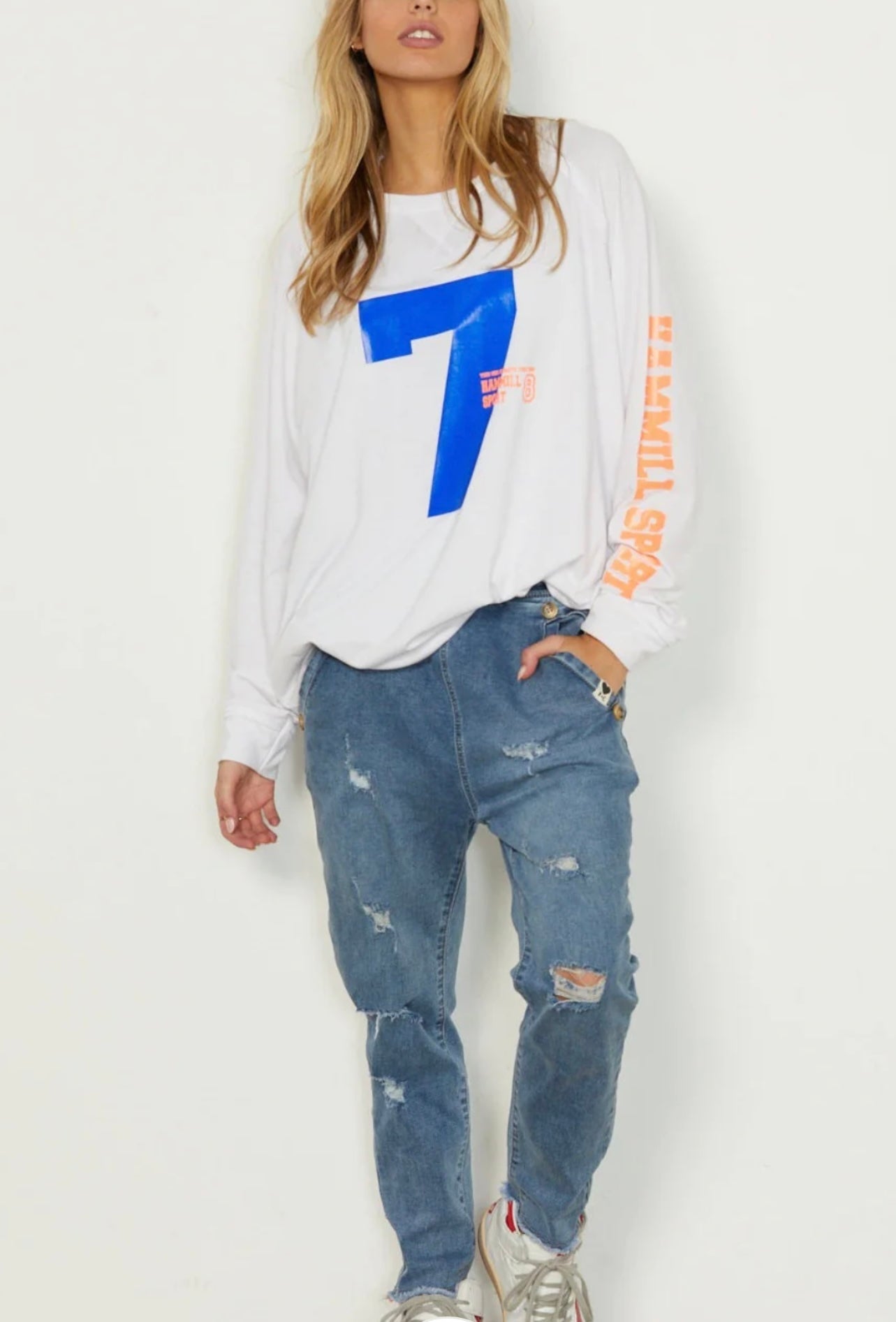 Sport L/S Tee ~ White