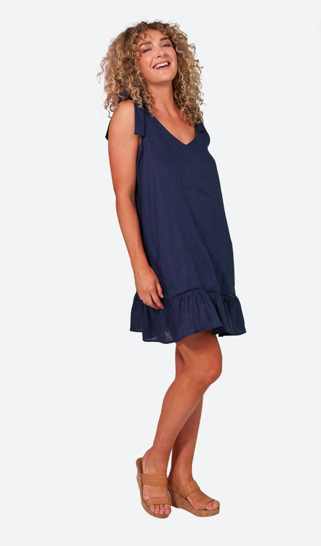 La Vie Tie Dress ~ Sapphire