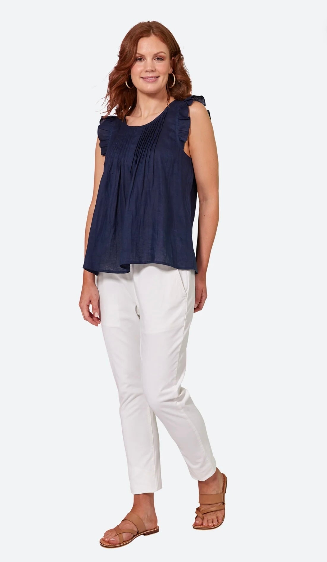 La Vie Frill Top ~ Sapphire