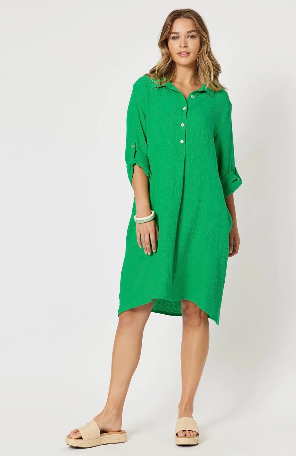 Byron Dress ~ Emerald