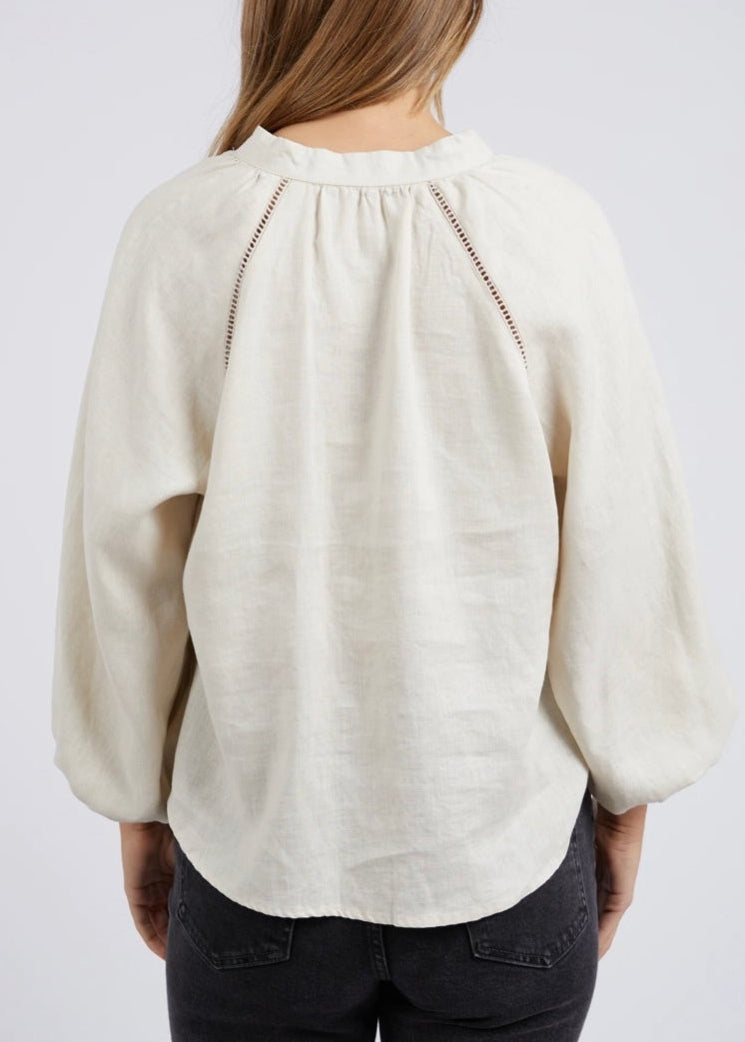 Sardinia Blouse ~ Bone