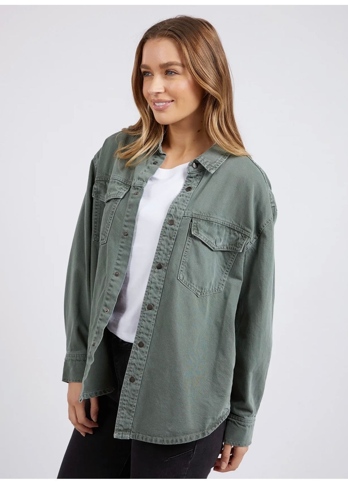 Daisy Overshirt ~ Sage Green