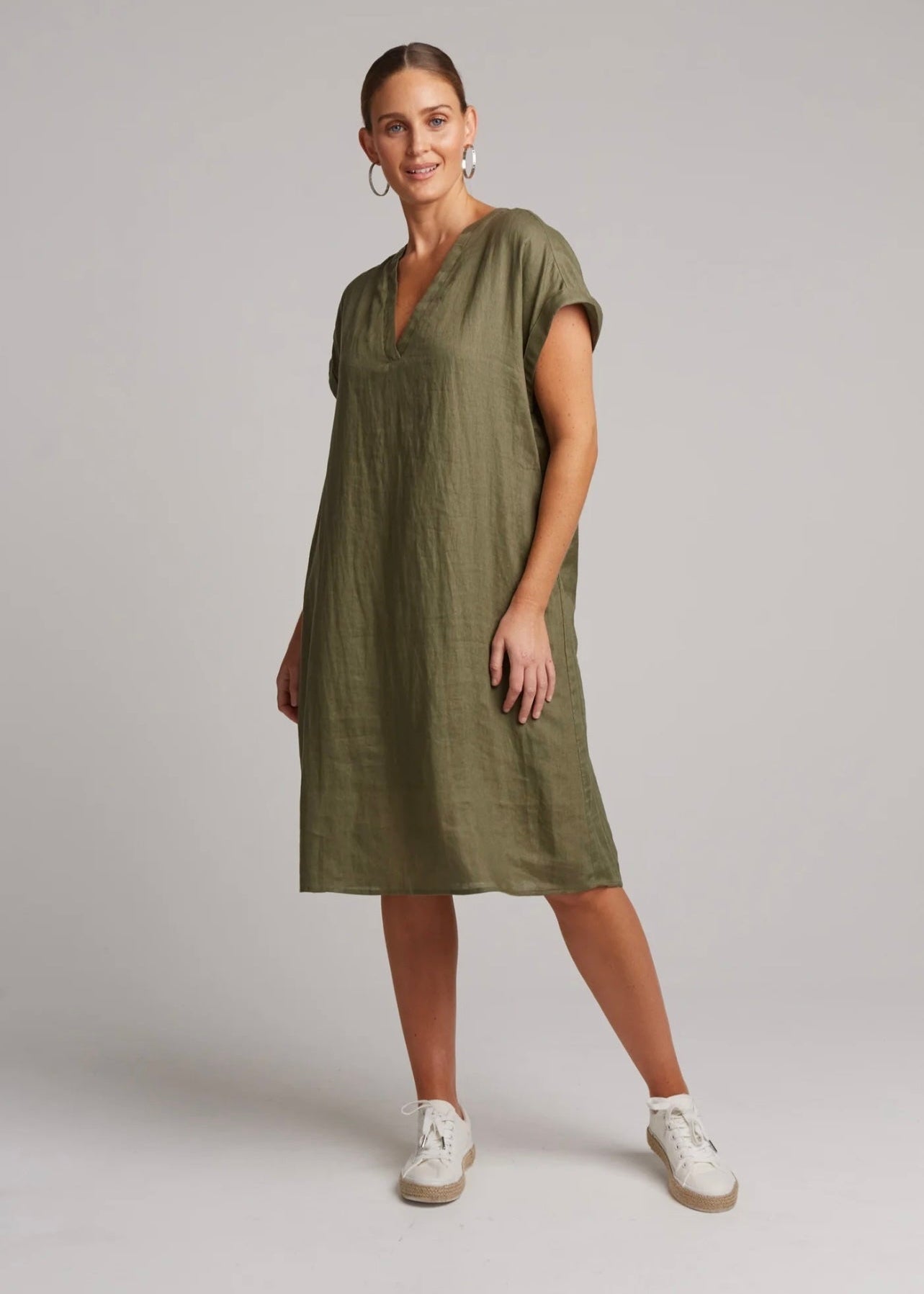 Studio Dress ~ Khaki