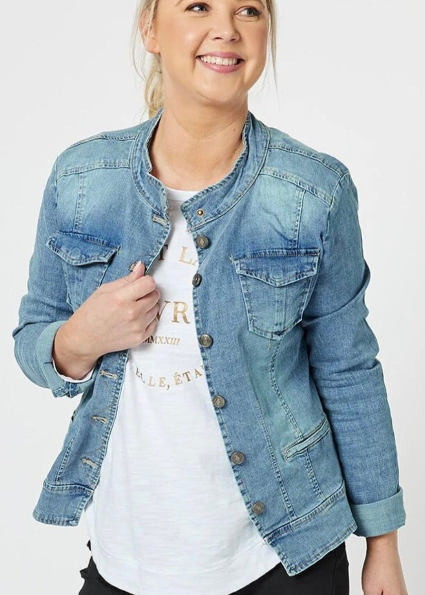 Maggie Denim Jacket ~ Denim