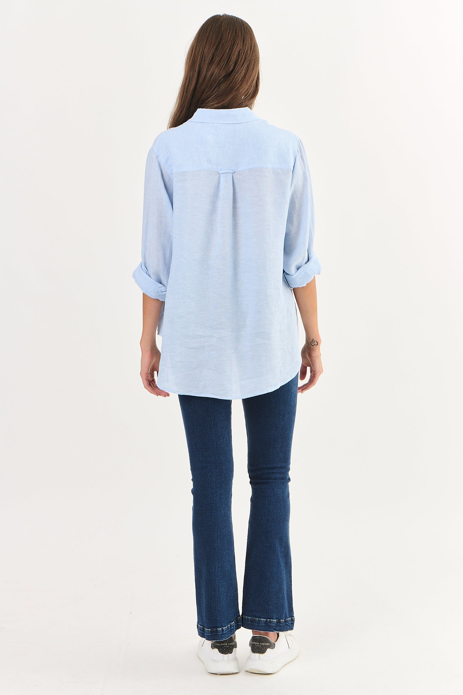 Boyfriend Linen Shirt ~ Ciel