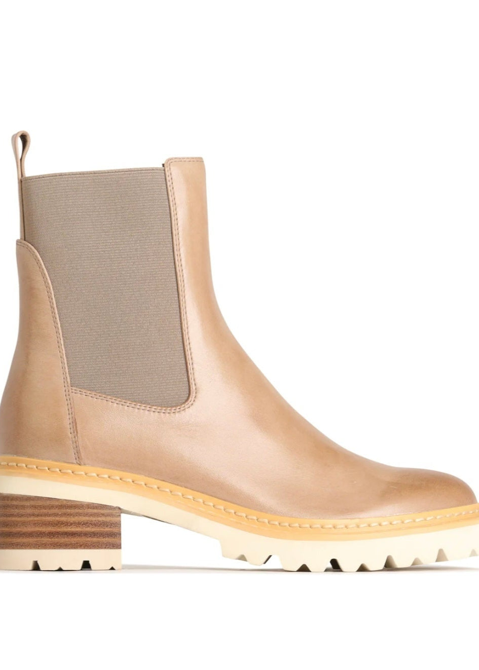 Linear Ankle Boot ~ Taupe