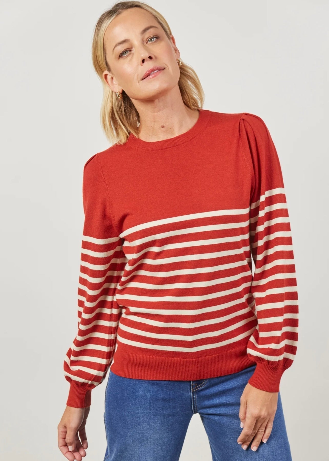Cosmo Stripe Jumper ~ Picante