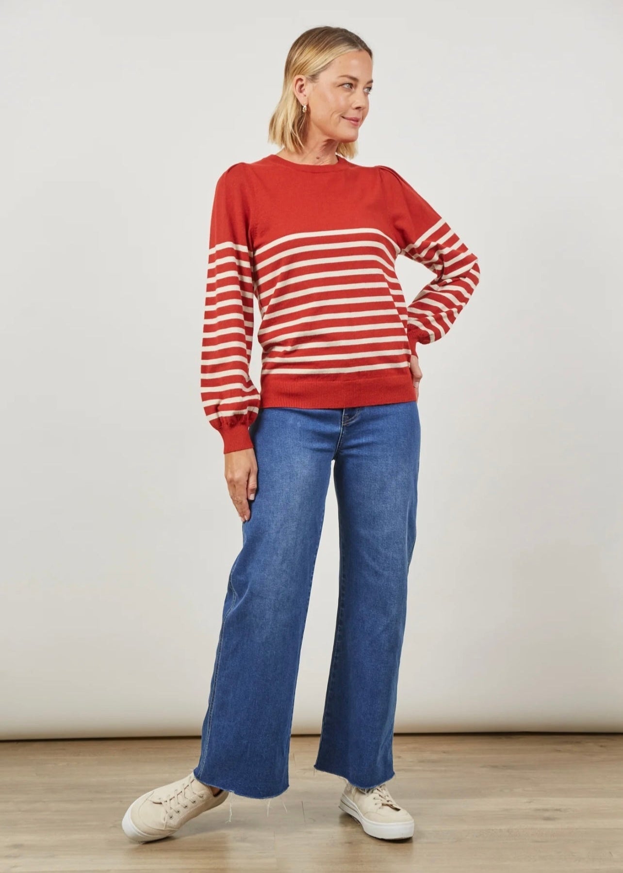 Cosmo Stripe Jumper ~ Picante