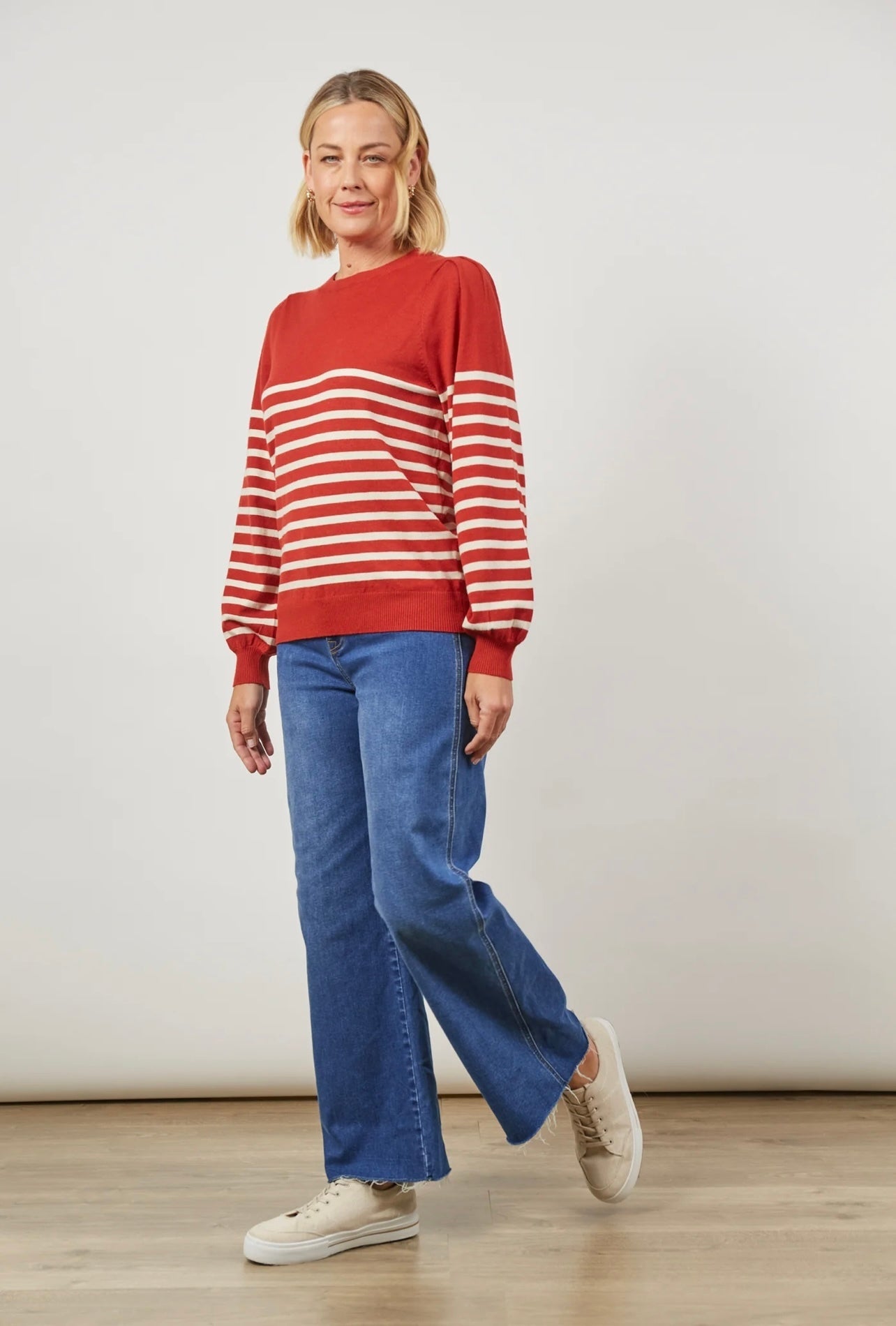 Cosmo Stripe Jumper ~ Picante