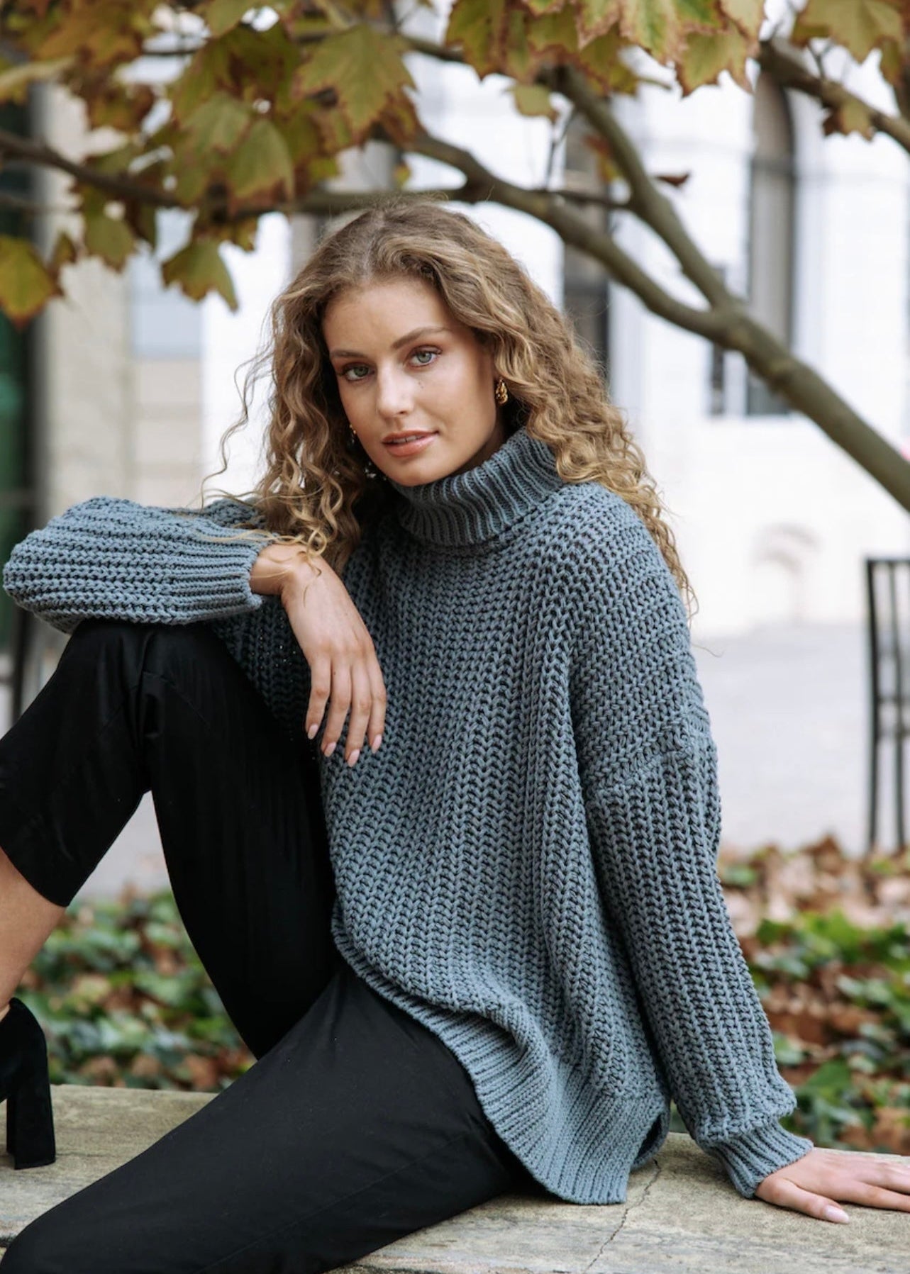 Jordie Jumper ~ Petrol